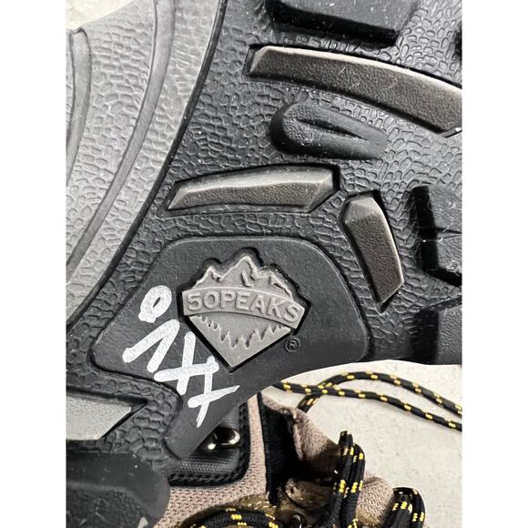 Peaks Men’s Hiking Shoes Size 11 Tan/Black Waterproof Outdoor Camping - Picture 7 of 8